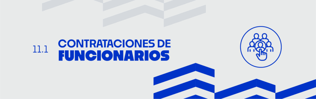 banner ilustrativo 11.1 contrataciones funcionarios