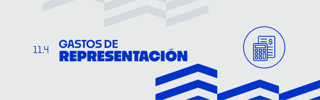 banner ilustrativo 11.4 gastos de representacion