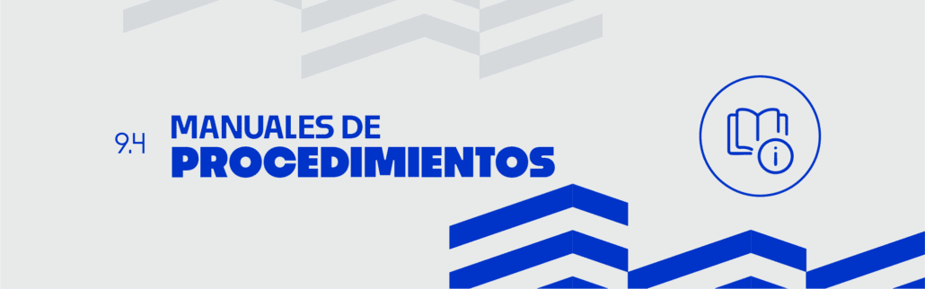 banner ilustrativo 9.4 manuales de procedimientos