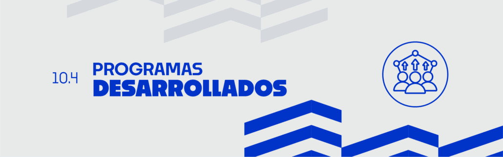 banner ilustrativo 10.4 programas desarrollados